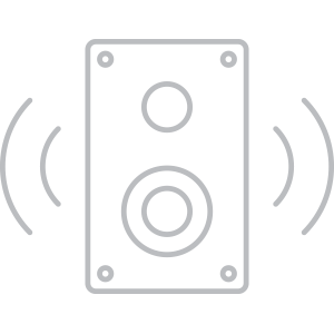 Built in sound system icon